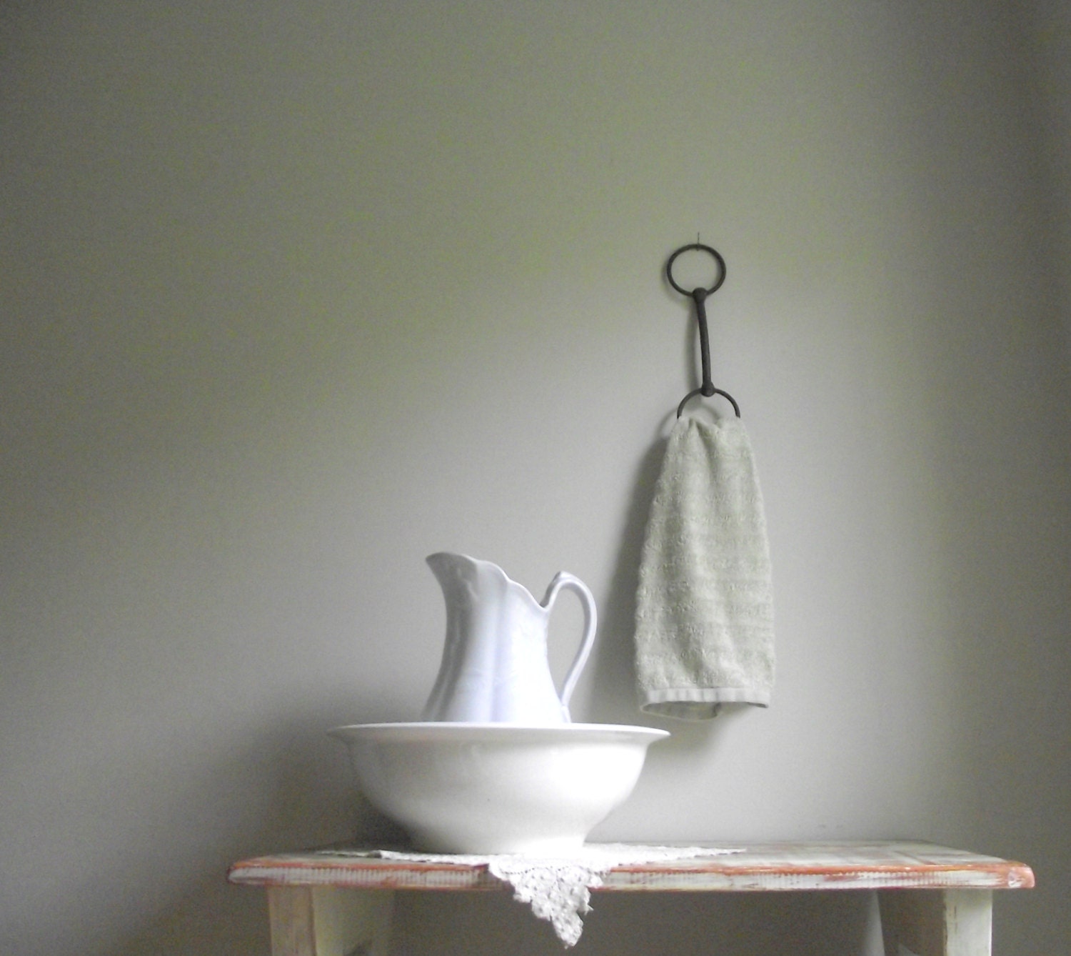 Horse Bit Towel Ring Vintage Farm Find Rustic Equestrian Country Western Farmhouse Decor