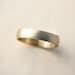 Men's Wedding Band, 4.5mm Low Dome 10k Recycled Hand Carved Yellow Gold Wedding Ring - US Size 9 or Made in Your Size