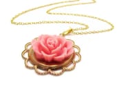 Vintage Floral Necklace FREE SHIPPING