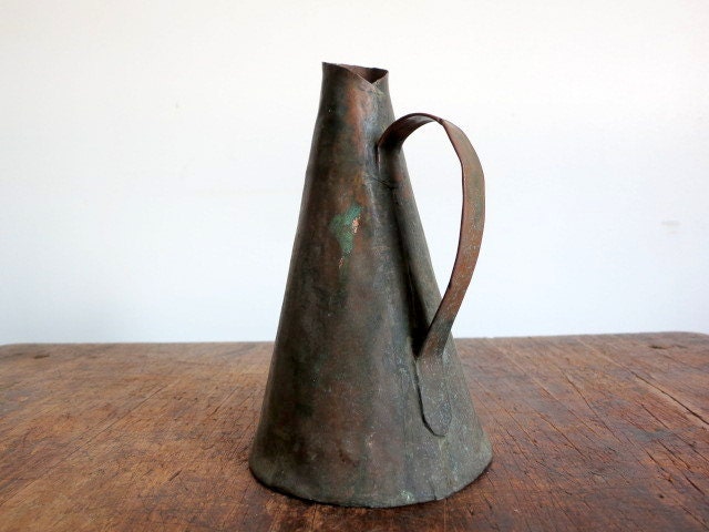 Antique Copper Oil Holder