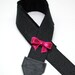 Camera Strap- Black Swirls- Hot Pink Bow