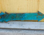 Metal Arrow, Home Decor, Vintage Inspired Metal Arrows - Drop Metal - Ready to Ship