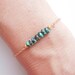 Turquoise Bracelet in Gold