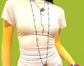 Get The Look,4 For 1 LOW SHIPPING Price,Artistic Jewelry, Boho Necklace, Leather Necklace, Beaded Necklace, Beaded Bracelet, Funky Ring