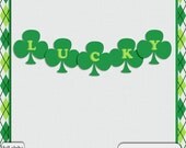 St. Patrick's Day Shamrock Banner Instant Download Il_170x135