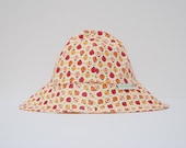 Children's Sun Hat Reversible (3-5 years) - Ladybugs