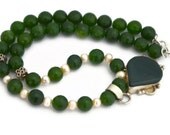 Emerald green statement necklace ethnic jewelry india inspired