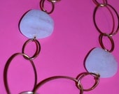 Circle Vintage Stone Necklace