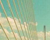 Landscape Photography, Virginia, Varina Enon Bridge, Landscape, 8x10, Fine Art Photography, Summer, Vintage, Abstract, Art, Photography