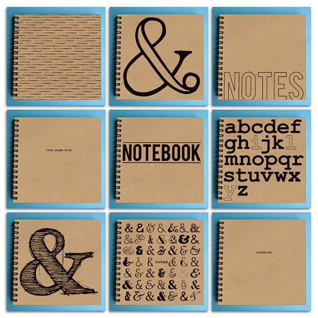 Notebook/Sketchbook/Journal - SMALL 14cm/5.5in Square - Choose Your Cover