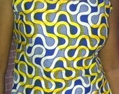 African Print Strap Top