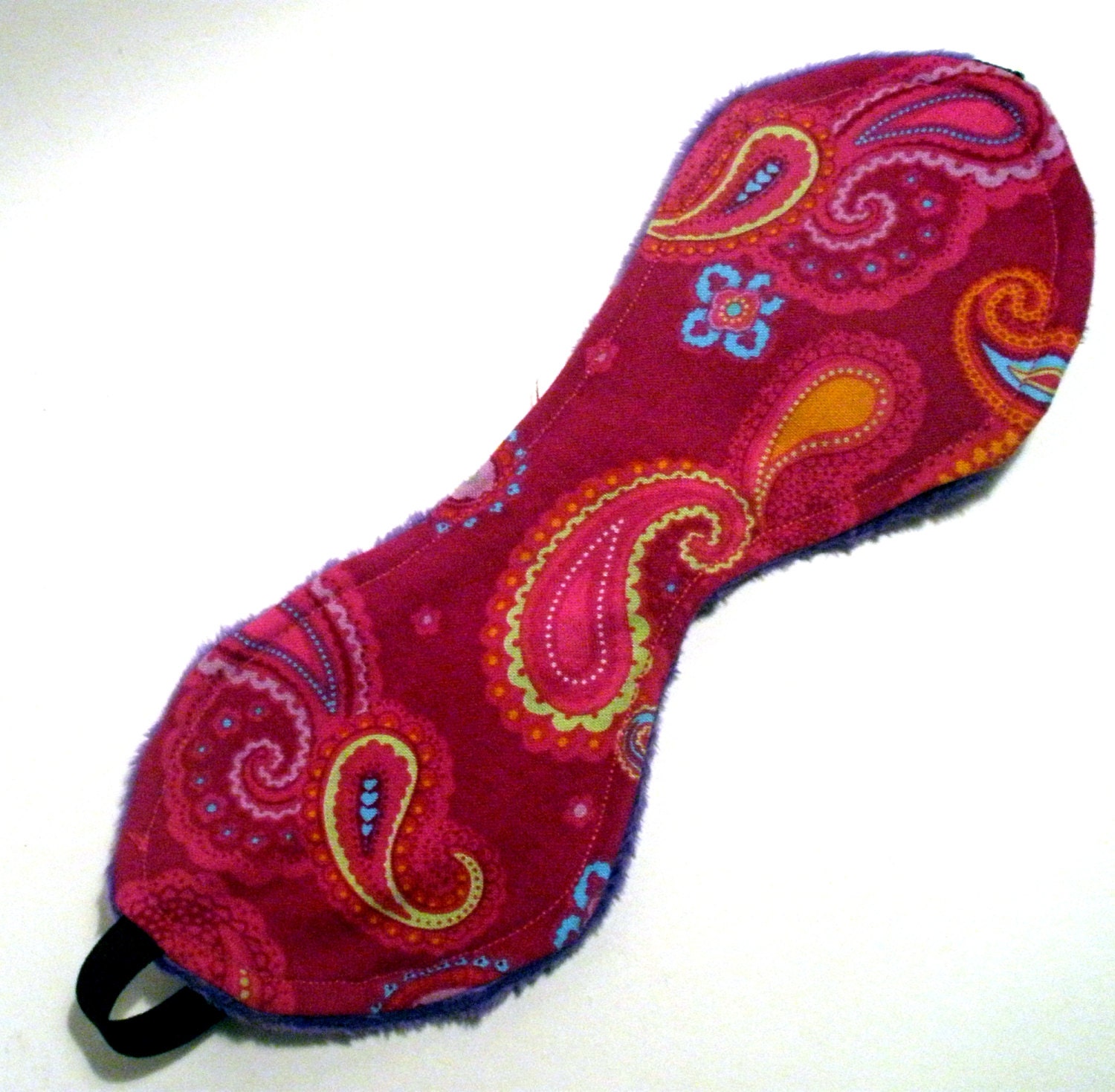 Pretty Paisley Sleep Mask - Purple, Pink, Yellow, Blue, Orange, Minky, Paisley, Eye Mask