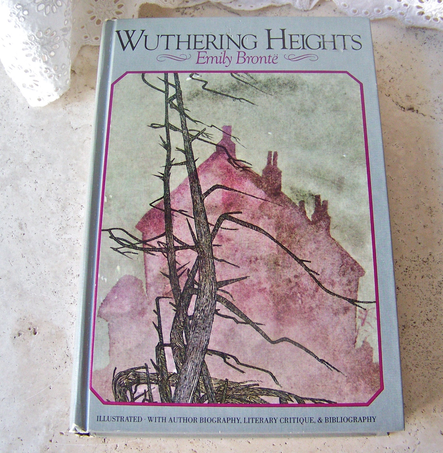 Vintage Wuthering Heights Hardcover Book Emily by cynthiasattic