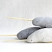 large narwhal -white- soft sculpture