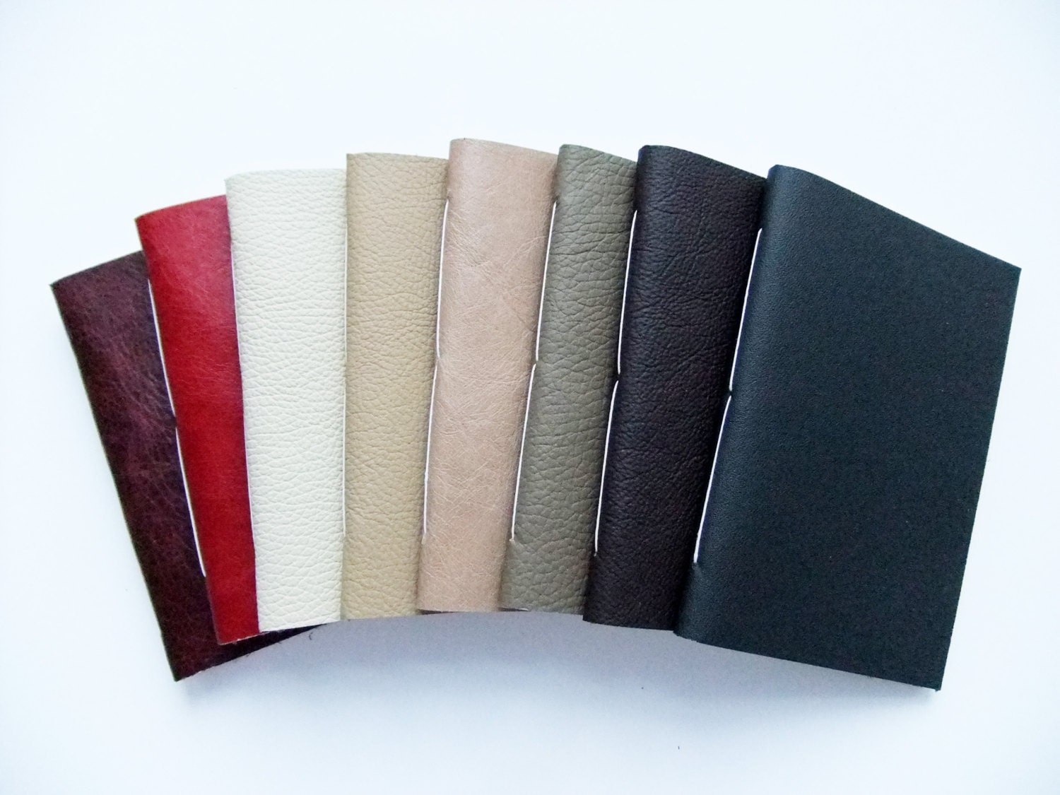 Handmade Leather Journal - leather notebooks - reclaimed leather - eco-friendly journals