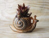 Mid Century Modern Snail Planter
