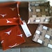 Fabric coaster sets - retro televisions and University of Texas Longhorns