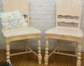 Shabby Chic chair Furniture Rustic Pink Accent chairs Office Dinning Room