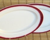 Vintage Buffalo China Restaurant Ware Platter, Large Plate