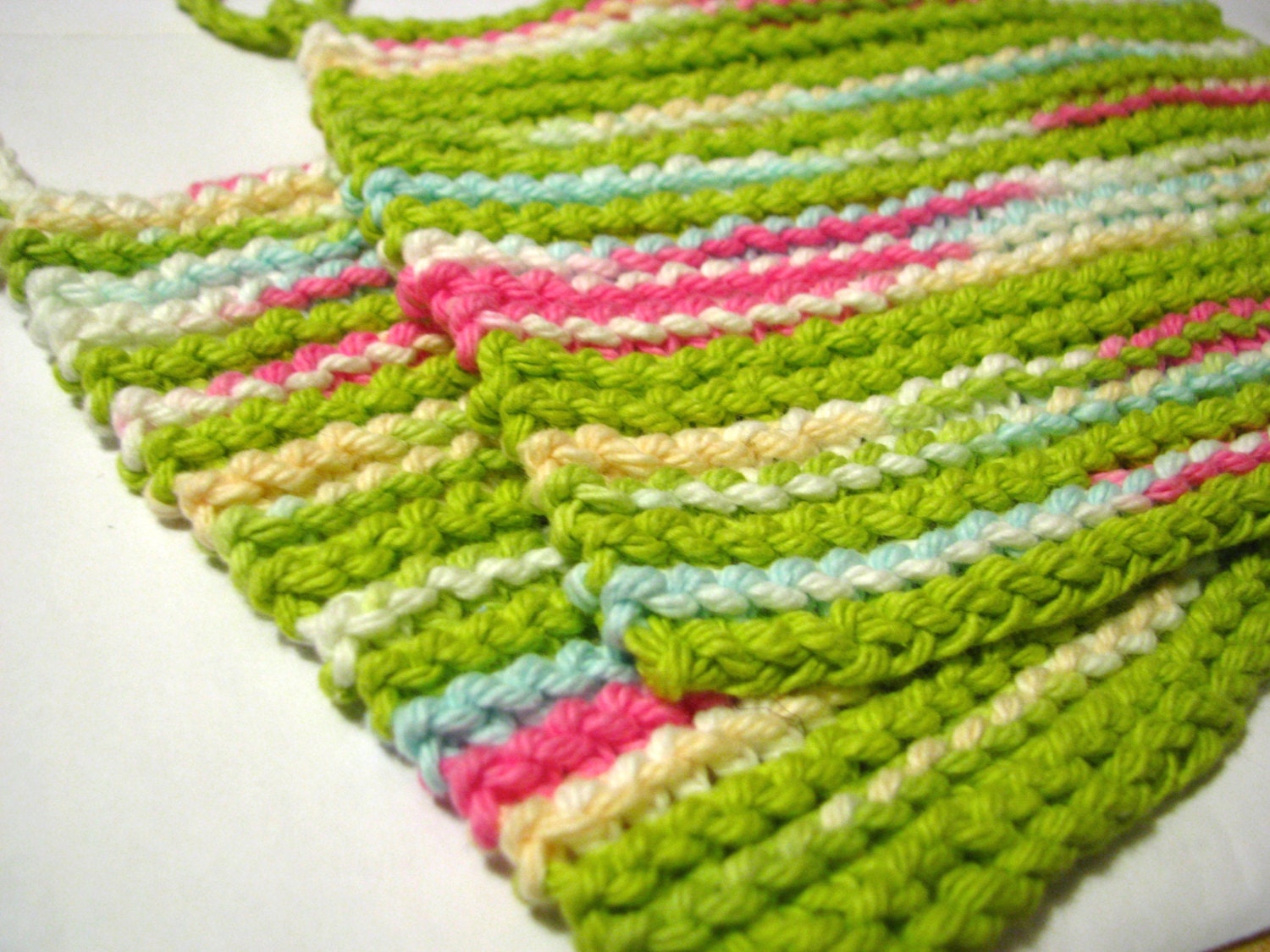 Sour Apple Blue Dishcloths (set of 2)