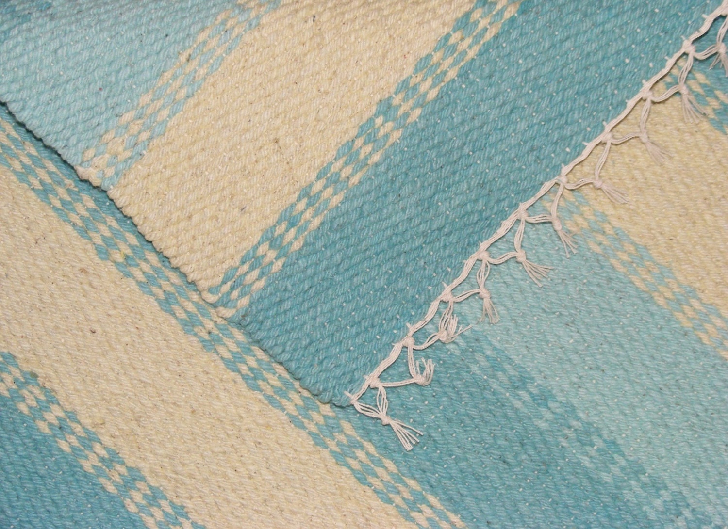 Hand Woven Rug - 25" x 37"