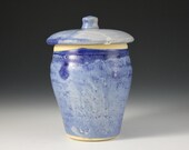 storage jar sm. -- blue