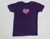 Youth XS (4-5) purple batik tshirt.