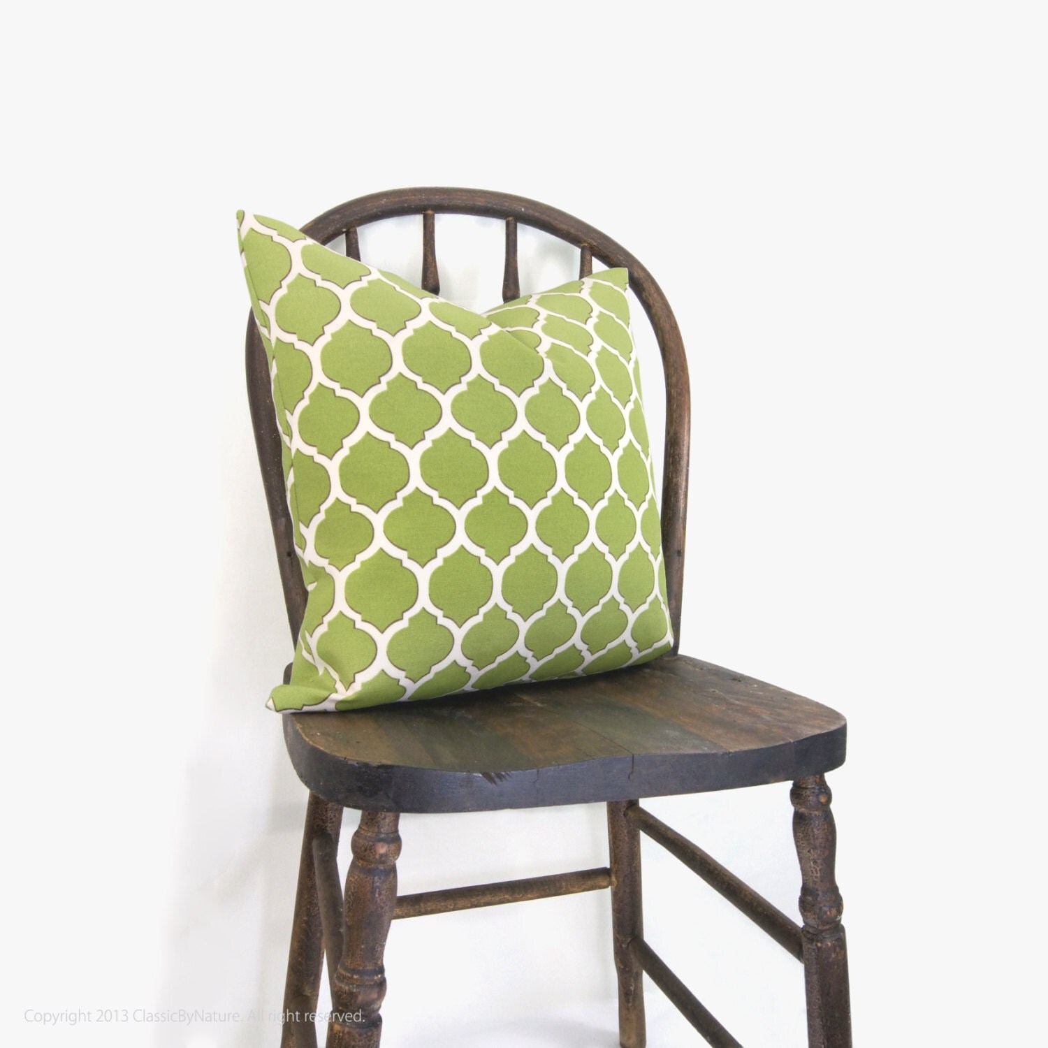 Outdoor pillow cover Summer season Garden decor Garden trellis in