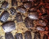 Custom Black and Silver Nail Art for Blanca