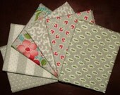 Fat Quarter Bundle of Vintage Modern in Gray by Bonnie & Camille for Moda
