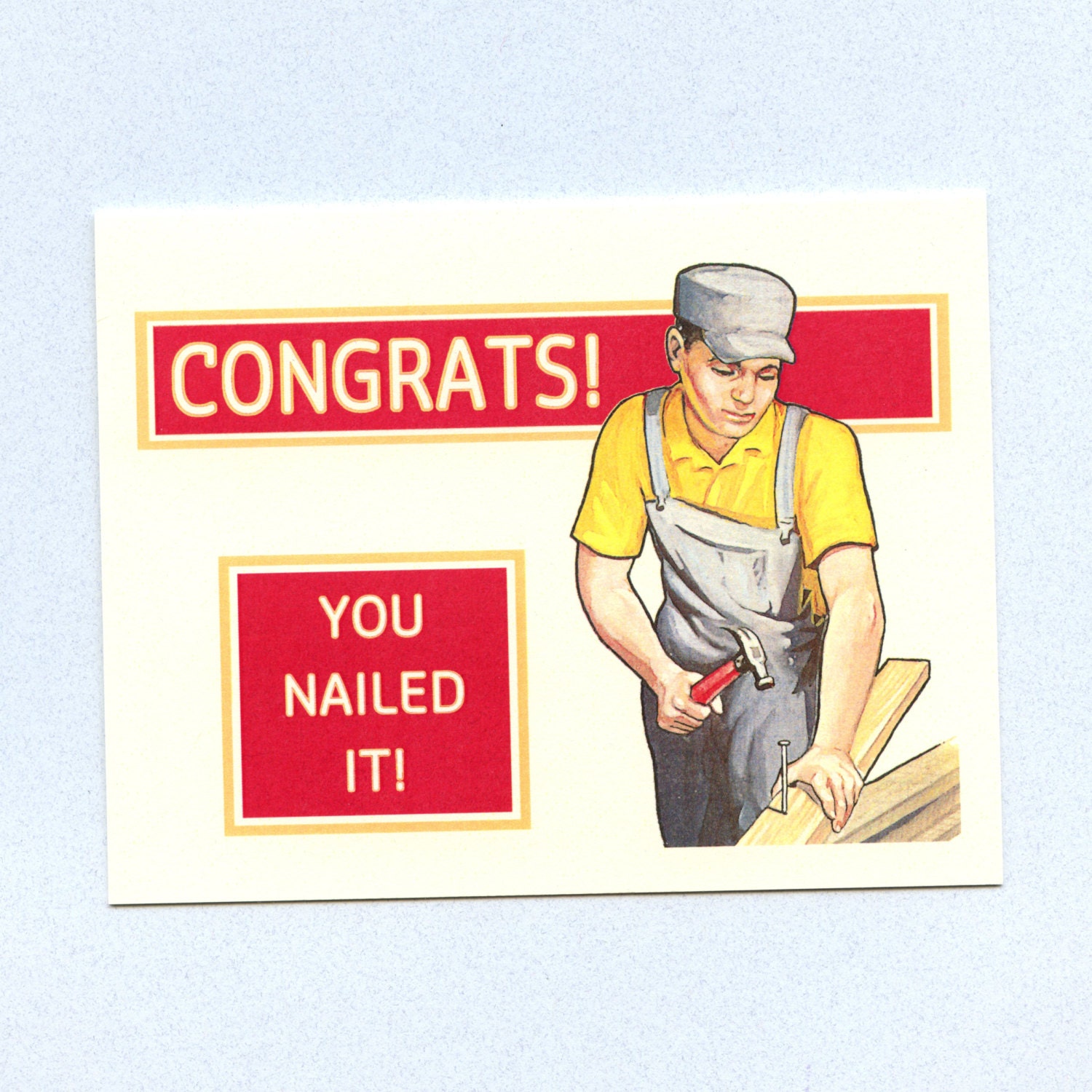 YOU NAILED IT - Funny Congratulations Card