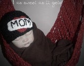 RTS NEWBORN 0 to 3 Months Mom Tattoo Rebel Baby Hat