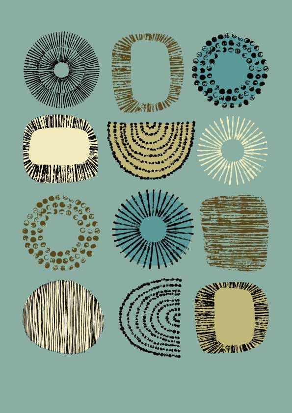 Shape Study Ordered, limited edition giclee print