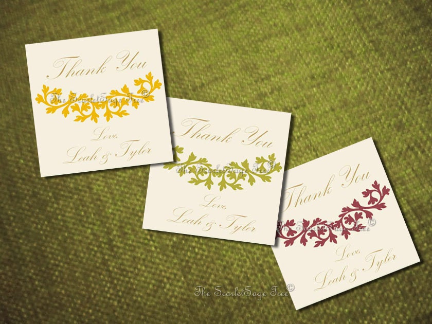 PRINTABLE NATURALLY CHIC Personalized Thank You Card Favor Tag Custom Design Diy Wedding Decor Template Place Card Escort Paper Goods Signs