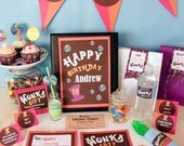 Willy Wonka Birthday DIY Printable Kit - INSTANT DOWNLOAD Il_170x135