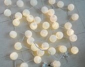 New Special edition models - 50 LED Bulbs cotton ball string lights for Patio,Wedding,Party and Decoration