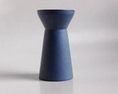 Mid Century Blue Cor Unum Candle Holder - Dutch Pottery c.70s 80s