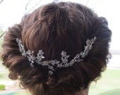 Hair Accessorie Rhinestone Floral Spray