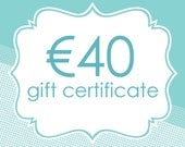 Gift Certificate for bettyoctopus - 40 euros