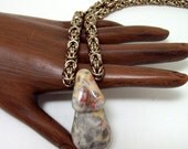 Goddess, necklace, pagan, jewelry, chainmaille, wicca
