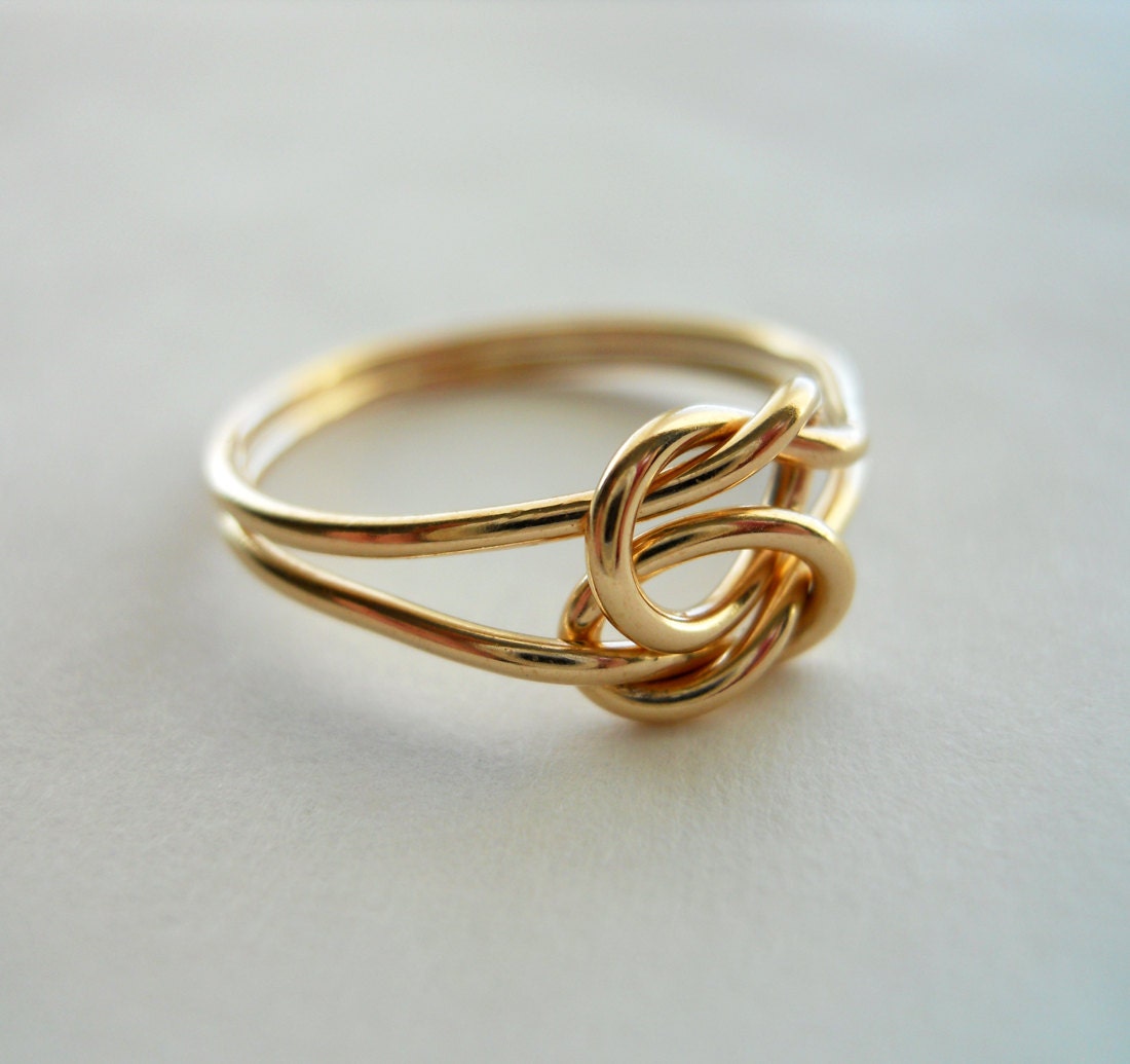 Love Knot 14K Gold Filled Infinity Ring