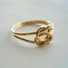 Love Knot 14K Gold Filled Infinity Ring