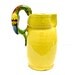 Yellow Pottery Pitcher - Hand Painted Italian Ceramic
