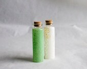 Spring bottles - Mint white potion vial spring bottles