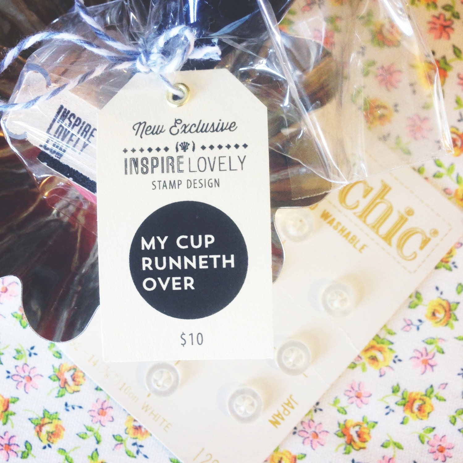 Exclusive Stamp - My Cup Runneth Over