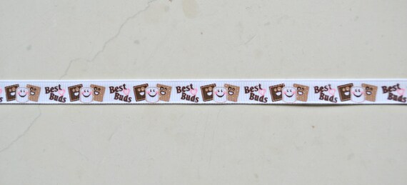 Best Buds smores on 3/8" grosgrain Il_570xn