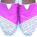 The Pixley - Fuscia Hot Pink and White Custom TOMS