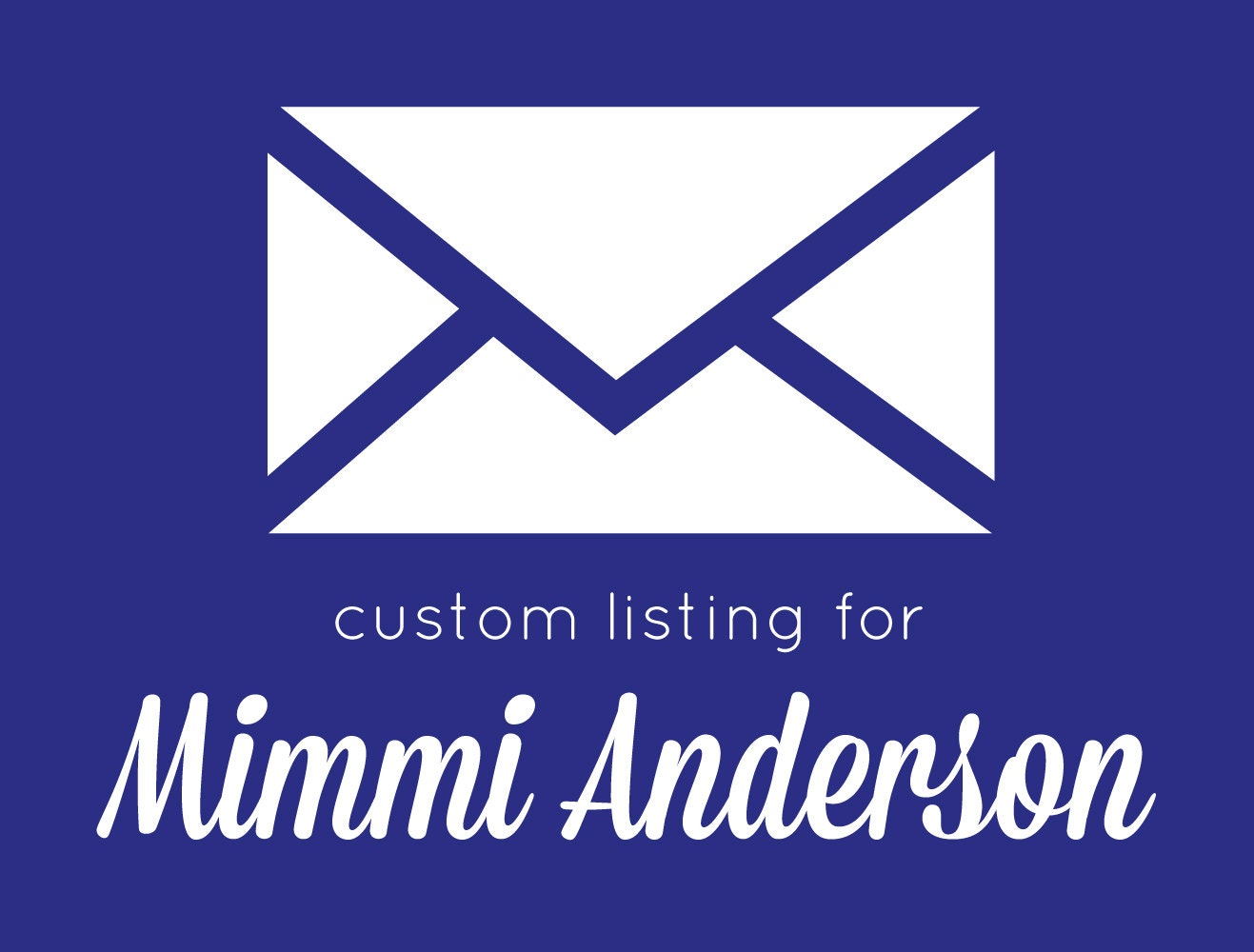 custom listing for Mimmi Anderson
