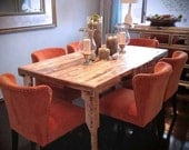 Rustic Dining Table Made from Reclaimed Wood 40" x 72"