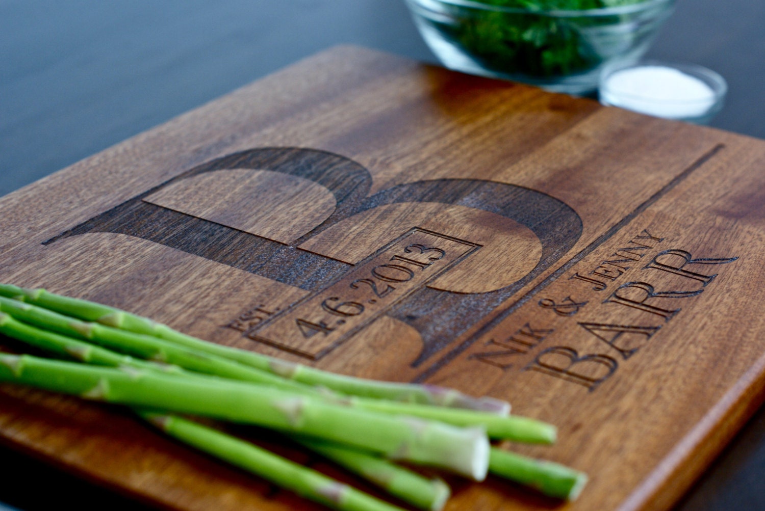 Personalized Cutting Board -Personalized, Engraved, 12x15 -Christmas gift, Wedding Gift, Anniversary gift